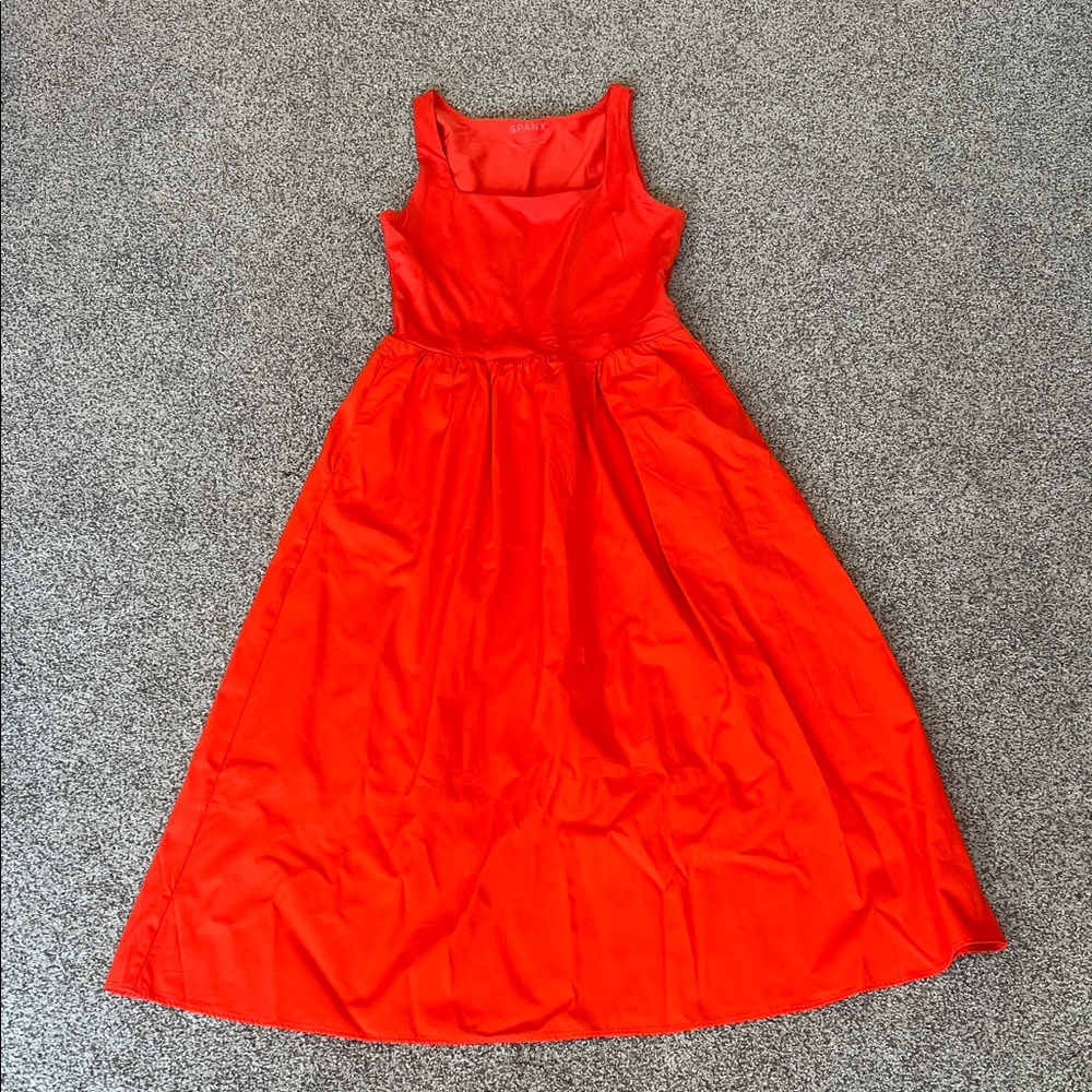 Spanx Red Sleeveless Dress